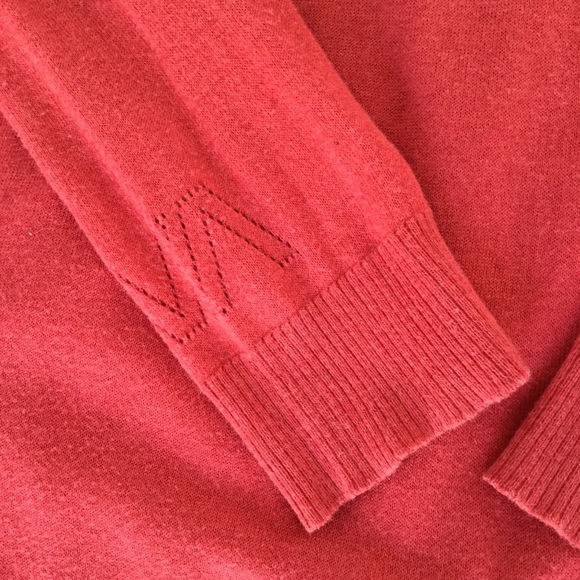 long Red RVCA cardigan size xs - Picture 4 of 8